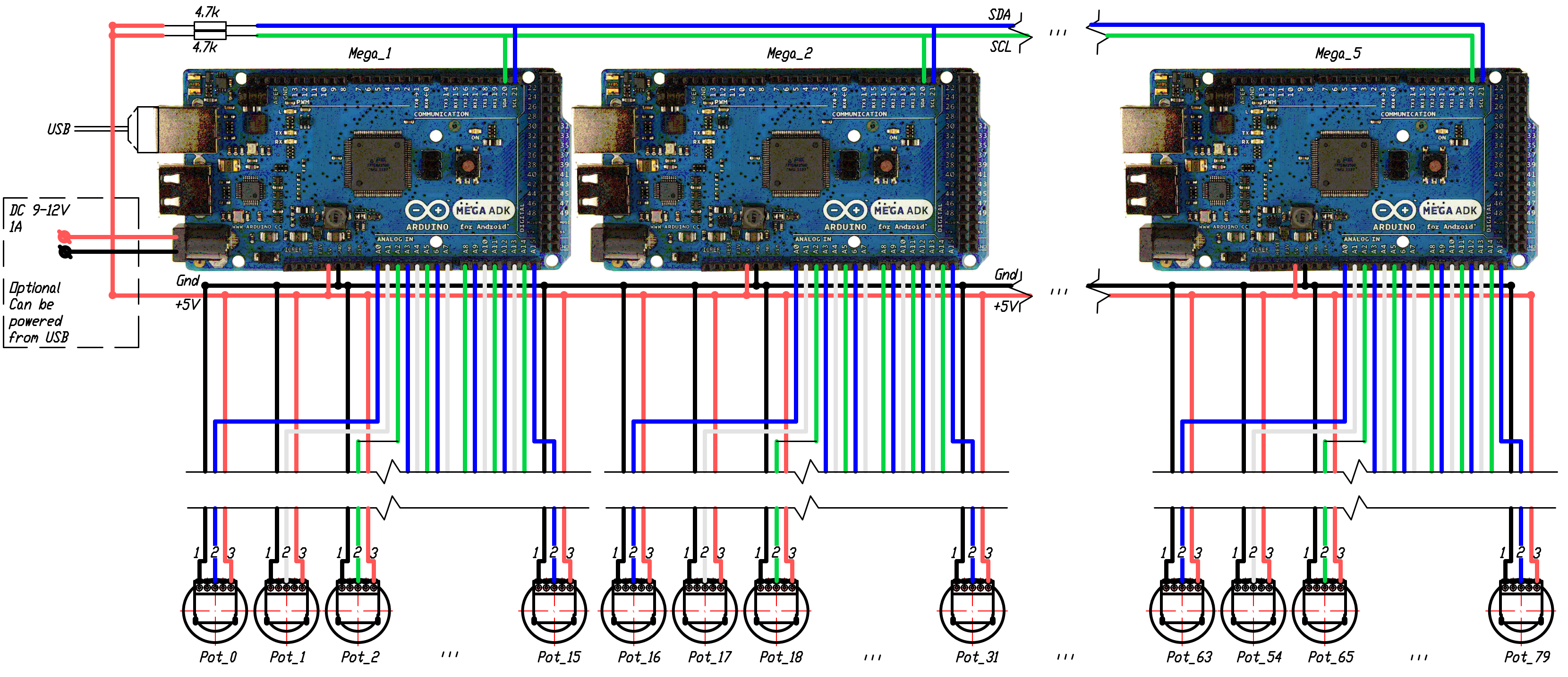Reading Sensors Array Wiring diagram